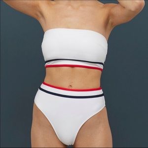 Red, White, and Blue Brazilian Bikini Bottom